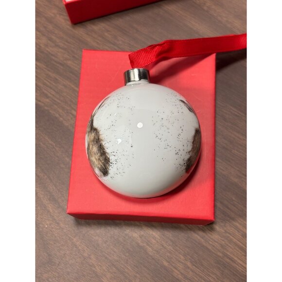 Royal Worcester Wrendale Designs Christmas Ornament With Hare Illustration - Picture 4 of 10